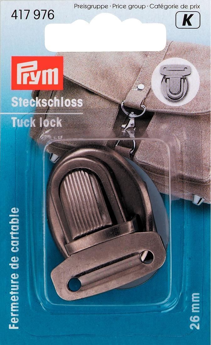Prym Consumer Europe GmbH-Steckschloss 26 mm altsilber_365-417976_
