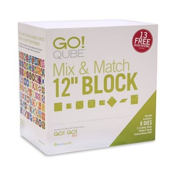 Accuquilt GO! Qube Mix and Match 12 inch (30,48 cm) Block