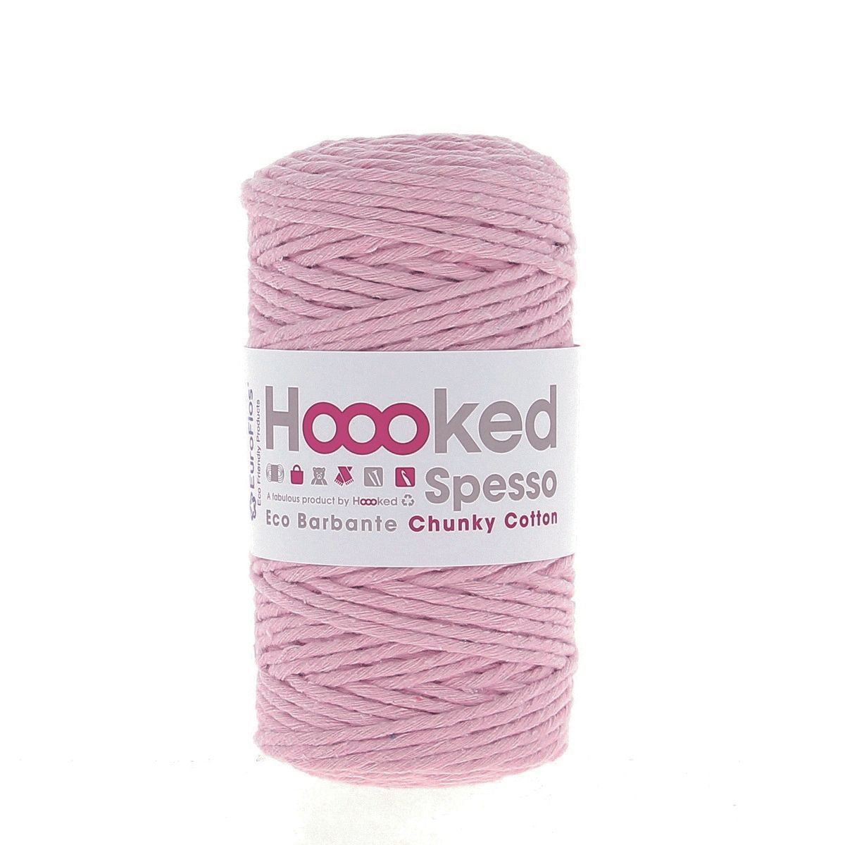 Hoooked Eco Barbante Spesso, Fb. Blossom  85% Baumwolle recycelt, 15 % andere recycelte Garne