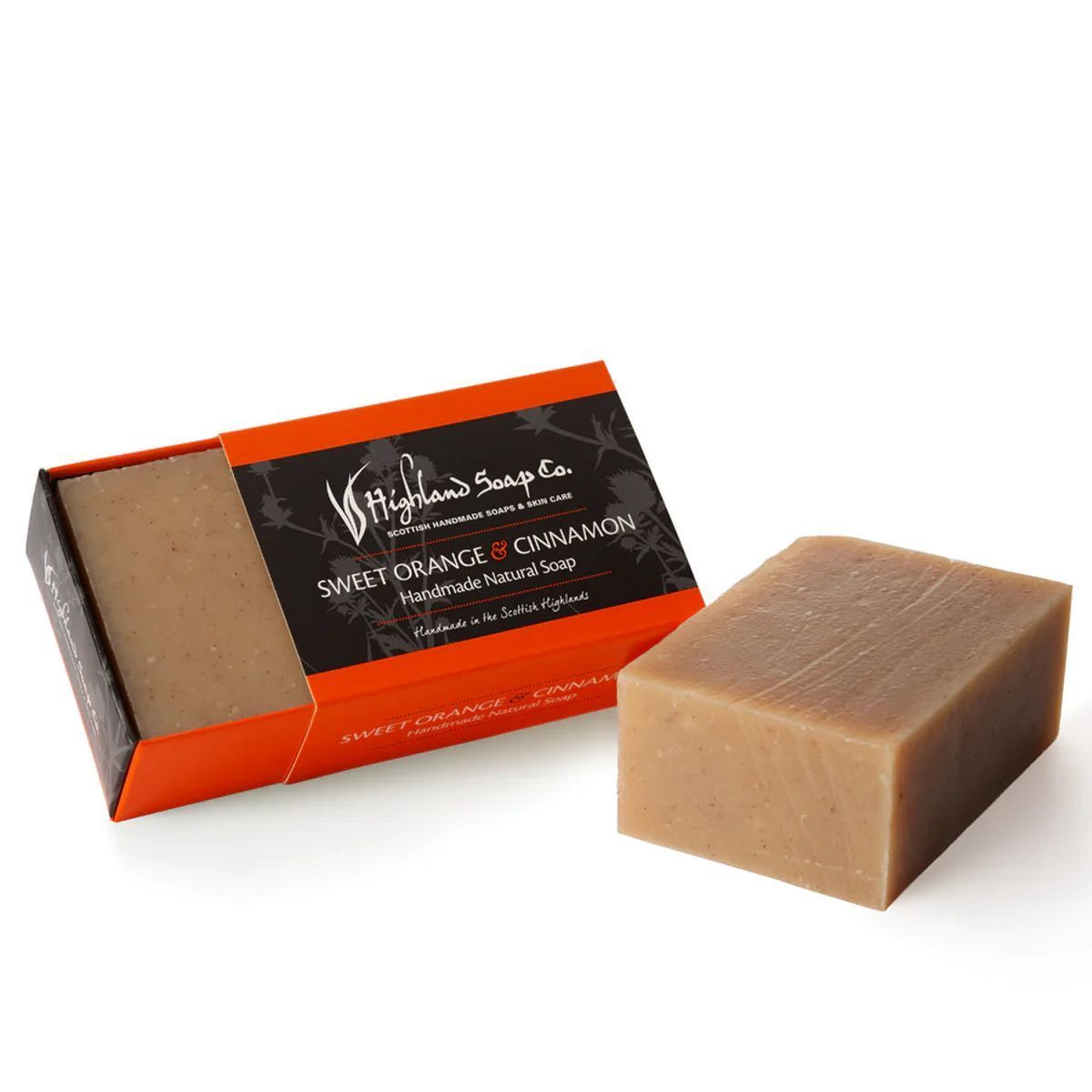 Highland Soap Bio-Seife Handmade Sweet Orange & Cinnamon (Orange & Zimt) Highland Soap Bio-Seife Handmade Sweet Orange & Cinnamon (Orange & Zimt)