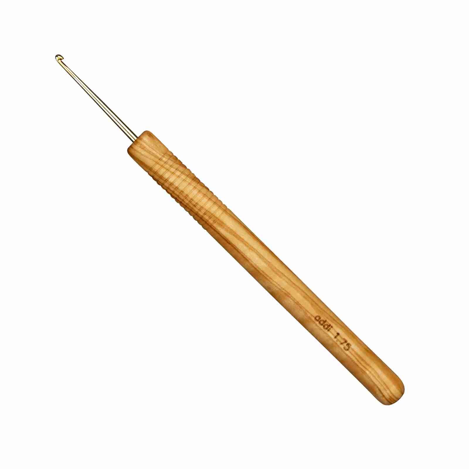 37-5787_0 addi Nature Olive Wood Yarn Crochet Hook