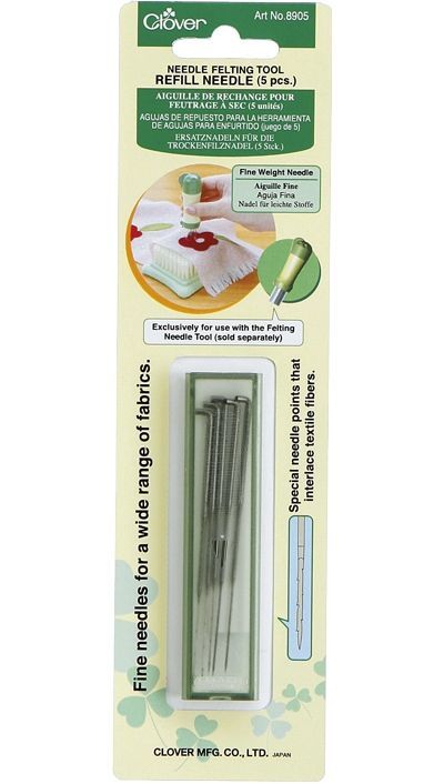 Clover MFG Co.Ltd.-Ersatznadel für Trockenfilznadel, fein_24-8905_