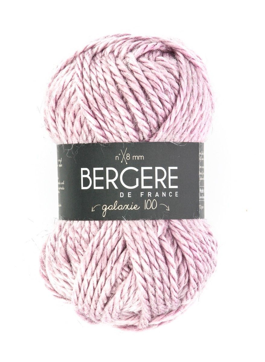 Bergere Galaxie 100, 80% Polyacryl, 18% Wolle, 2% Polyester 70m/100g,  Fb. Mystere