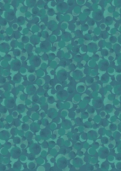Lewis & Irene Ltd.-Lewis & Irene Bumbleberries Aqua_36-BB13-5_