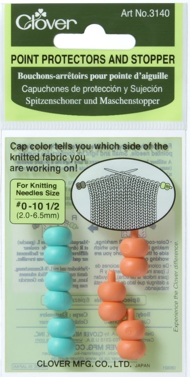 Clover MFG Co.Ltd.-Clover Spitzenschoner+Maschenstopper / VE3_24-3140_