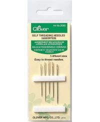 Clover MFG Co.Ltd.-Selbsteinfädlernadeln Sortiment /VE12_24-2006_
