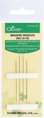Clover MFG Co.Ltd.-Nadeln für Perlarbeiten je 2x10+13 /VE12_24-233_