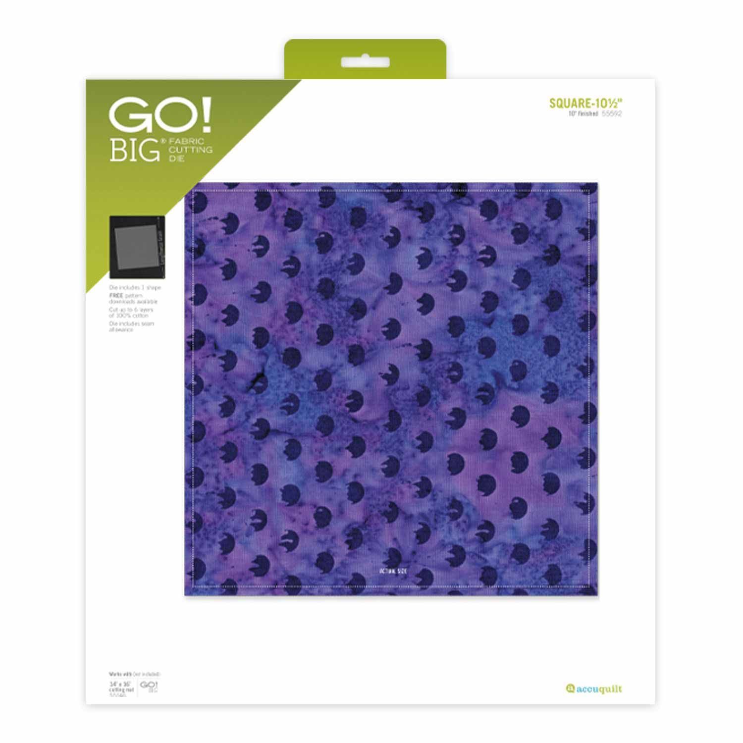 Accuquilt-Accuquilt Stanzform GO! BIG Square 10,5 inch_28-55592_