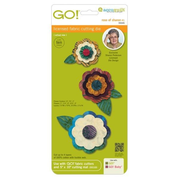 Accuquilt-Accuquilt Stanzform Rose of Sharon_28-55045_