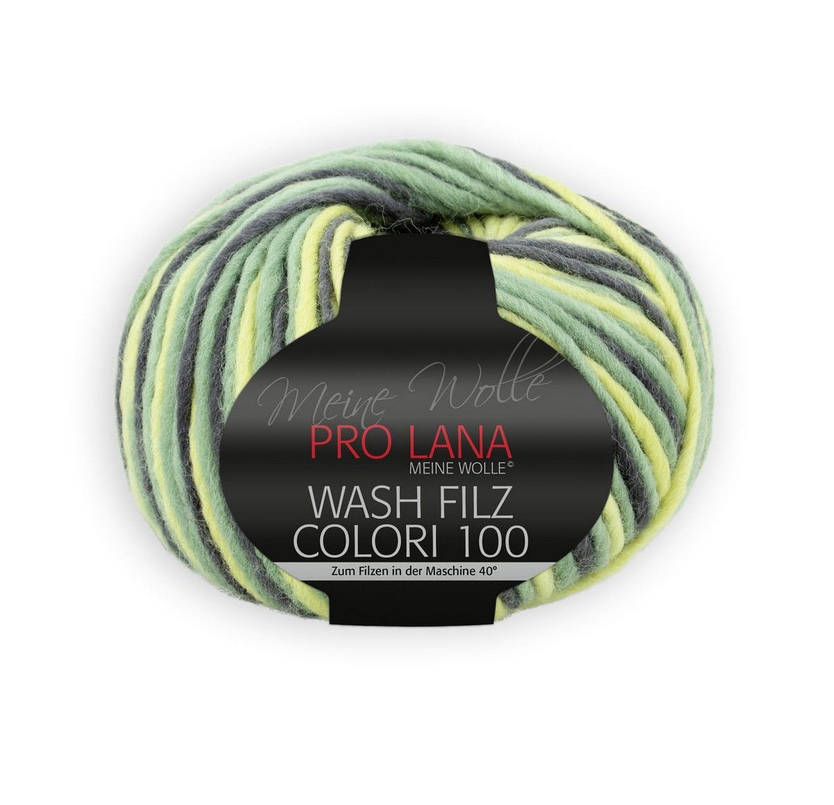 PRO LANA Wash Filz Colori 100, 100% Virgin Wool