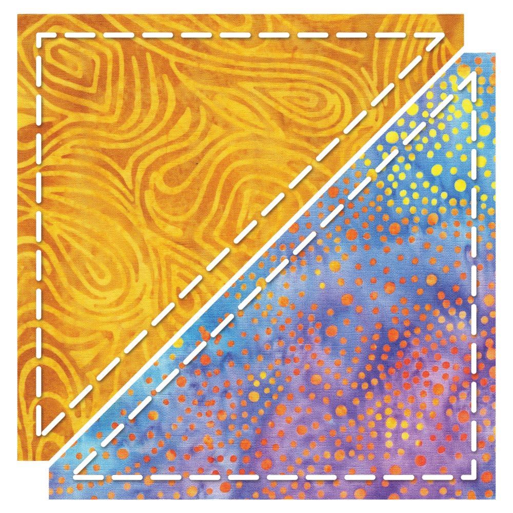 Accuquilt-Accuquilt Stanzform Half Square - 4 1/2 inch_28-55397_