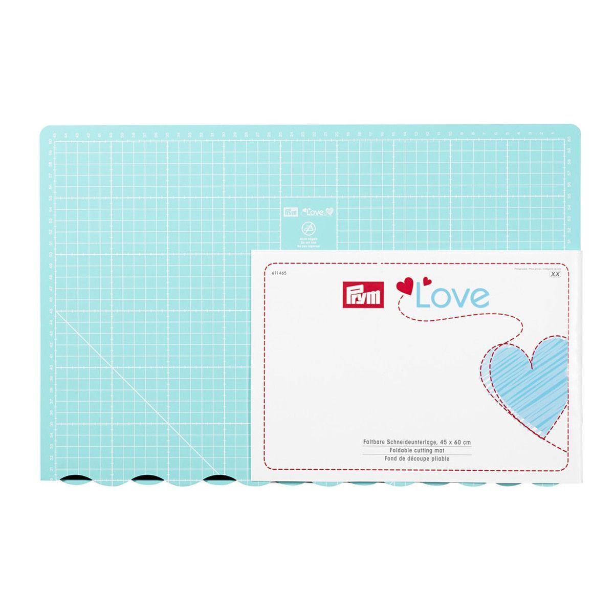 Prym Consumer Europe GmbH-Prym Love faltbare Schneideunterlage 45 x 60 cm 1St_365-611465_