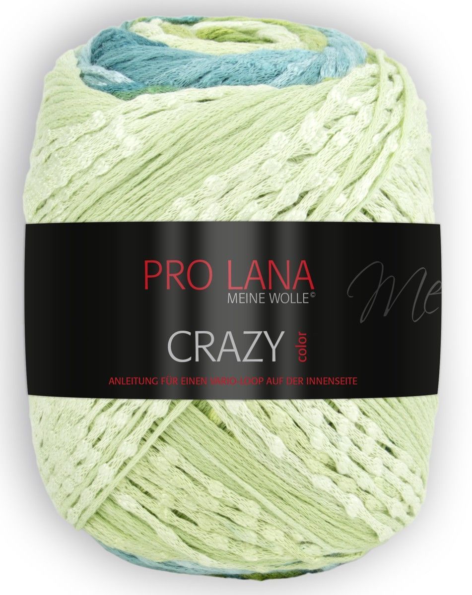 PRO LANA Crazy color, 66% Viskose,*** 34% Baumwolle  280m / 150g, Fb. 82