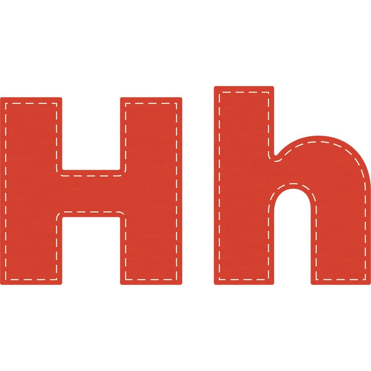 Crafters Edge Die Set Letter H h