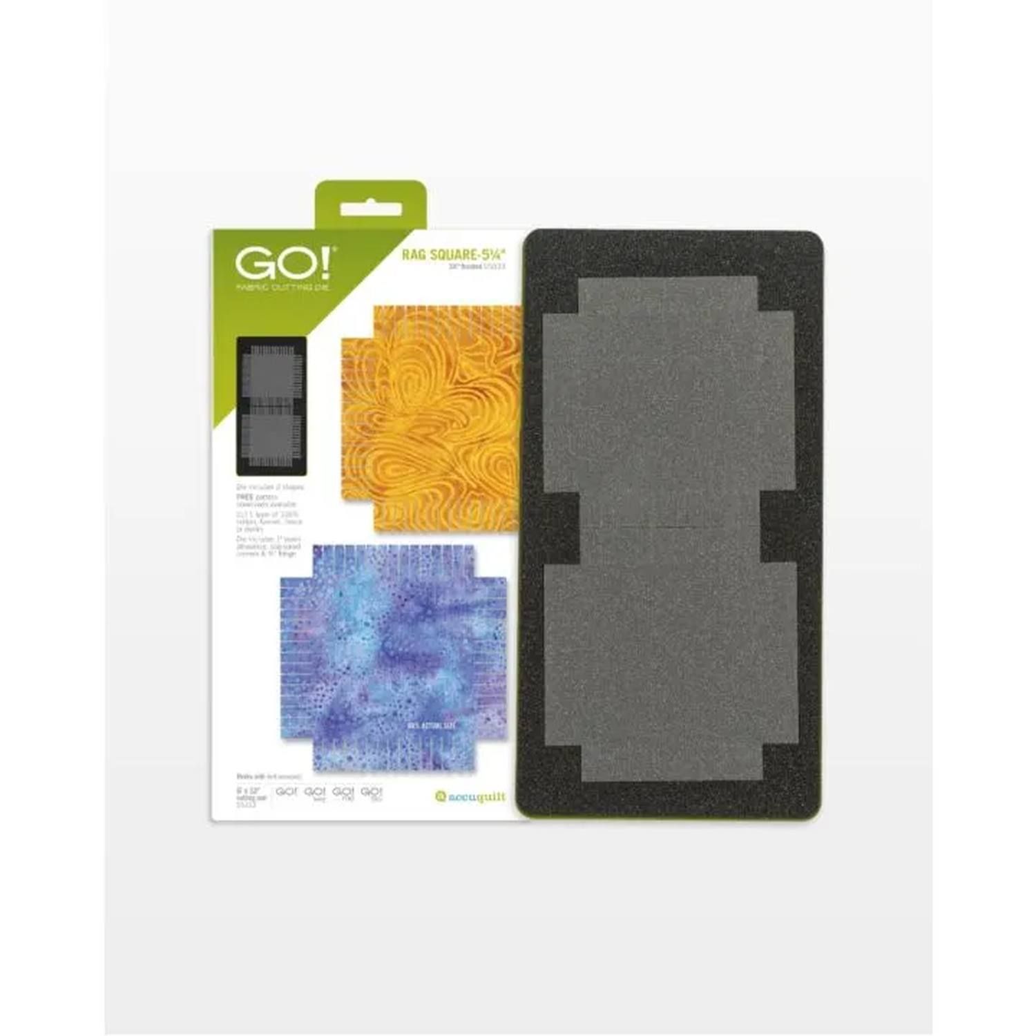 Accuquilt-Accuquilt Stanzform Rag Square 5 1/4 inch_28-55033_