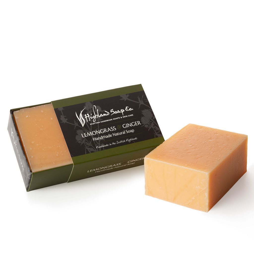 Highland Soap Bio-Seife Handmade Mini/Gäste Lemongrass & Ginger (Zitronengras & Ingwer) Highland Soap Bio-Seife Handmade Mini/Gäste Lemongrass & Ginger (Zitronengras & Ingwer)