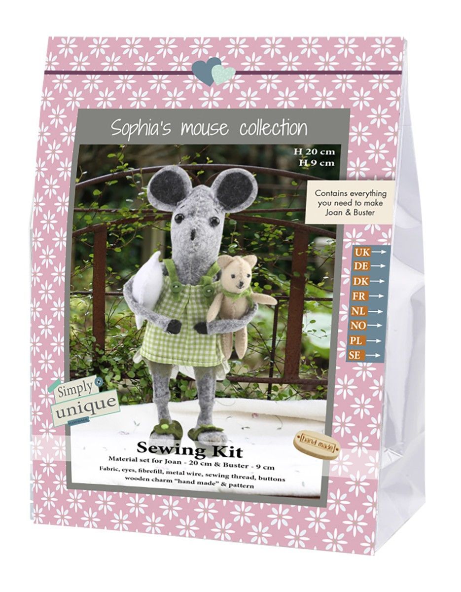 Go Handmade Joan and Buster - Sewing Kit 1x Joan and Buster Kit 