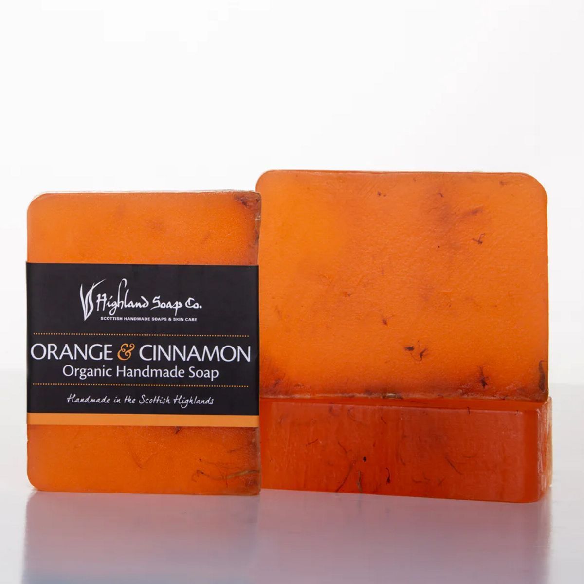 Highland Soap Organic Soap Glycerine Sweet Orange & Cinnamon