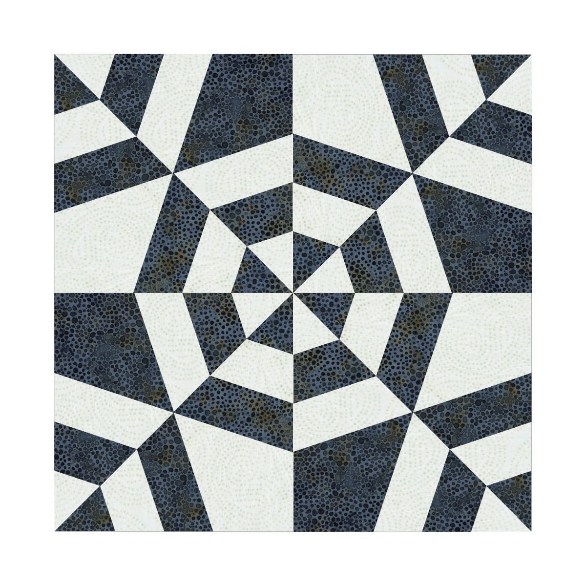 Accuquilt Stanzform Spider Web zur Fertigung eines Blocks