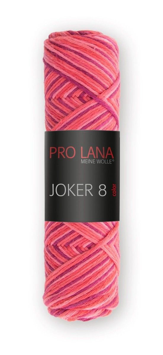 PRO LANA Joker 8 COLOR, 100% Cotton 85m / 50g, Needle size 3,5-4,5, Col. 531 PRO LANA Joker 8 COLOR, 100% Cotton 85m / 50g, Needle size 3,5-4,5, Col. 531