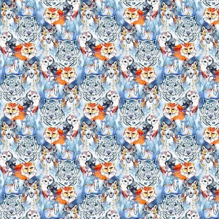 Verhees Textiles-Jersey Aquarel Animals_38-4099001_