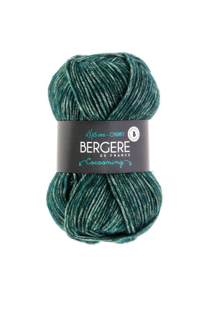 Bergere Cocooning 47% Polyester, 27% Wool, 26% Polyacrylic, 125m/50g,  col. Sapin