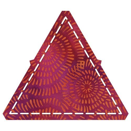 Accuquilt Stanzform gleichseitiges Dreieck 4 1/2 inch (11,4cm), (4 1/4 inch / 10,8cm fertige Kantenlänge)
