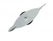 Occhi-Schiffchen mit Haken und Spule KST grau Occhi-Schiffchen mit Haken und Spule KST grau