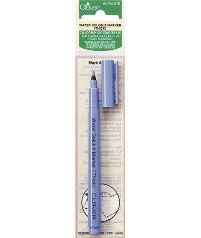 Clover MFG Co.Ltd.-Vorzeichenstift wasserlös. dick /VE3_24-516_