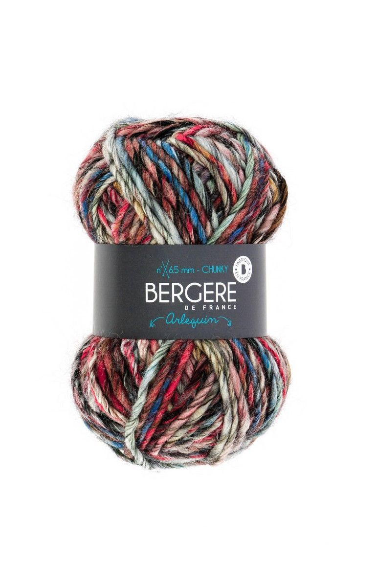 Bergere Arlequin 50% Wolle, 50% Polyacryl 100 m/100g,  Nadelstärke 6,0-6,5, Fb. Mongolie