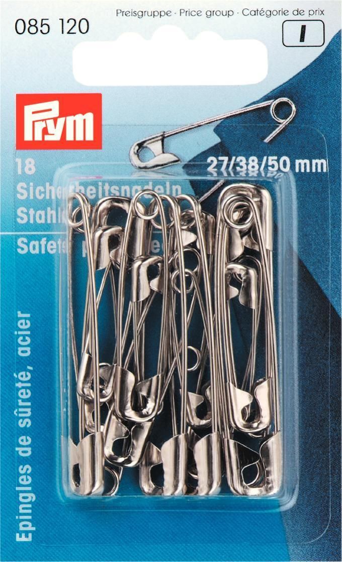 Prym Consumer Europe GmbH-Sicherheitsnad ST 0-3 silber VE5_365-085120_