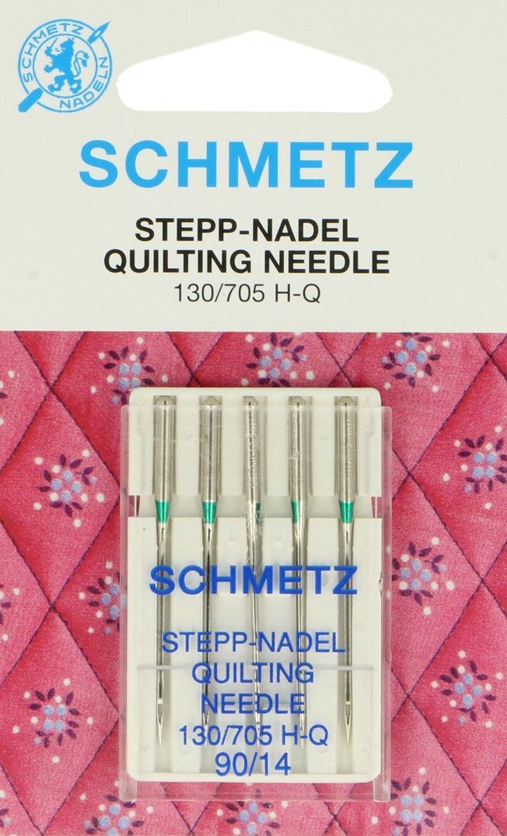 Nähmasch.-Nadel Schmetz 130/705 H-Q, 90 5 St., Stepp-/Quilting-Nadel, Stärke 90