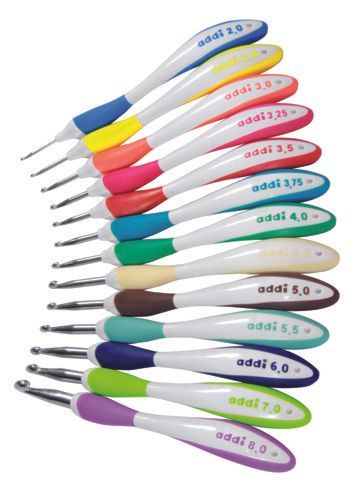 addi-Swing crochet hooks Ergonomic crocheting