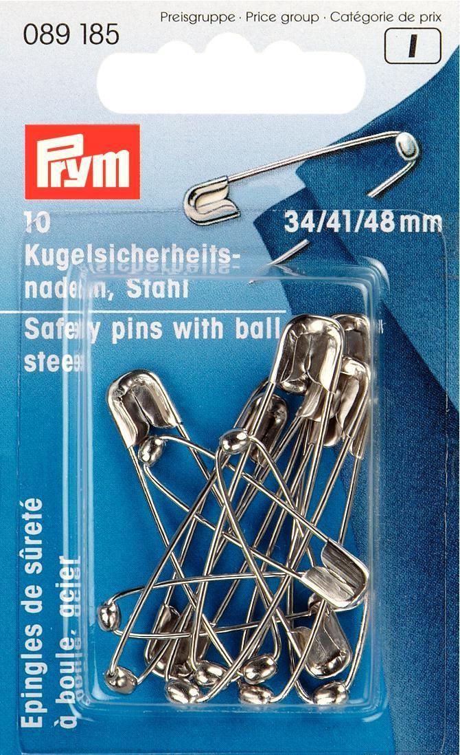 Prym Consumer Europe GmbH-Kugel-Sicherheitsnadeln ST silberfarbig_365-089185_