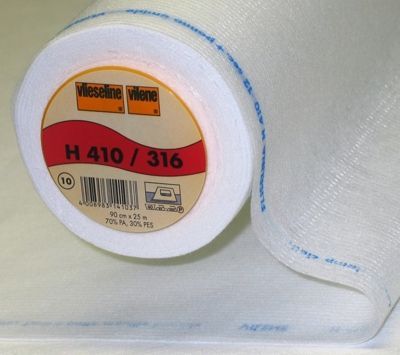 Vlieseline-Bügeleinlage H410 weiss 0,9x25m_53379432_