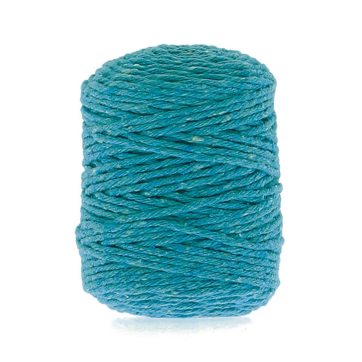 Hoooked Eco Barbante Milano Fb. Lagoon 50g 85% Baumwolle recycelt, 15 % andere recycelte Garne