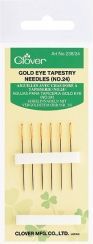 Gold eye  tapestry needles No.24 Ve 12 pcs