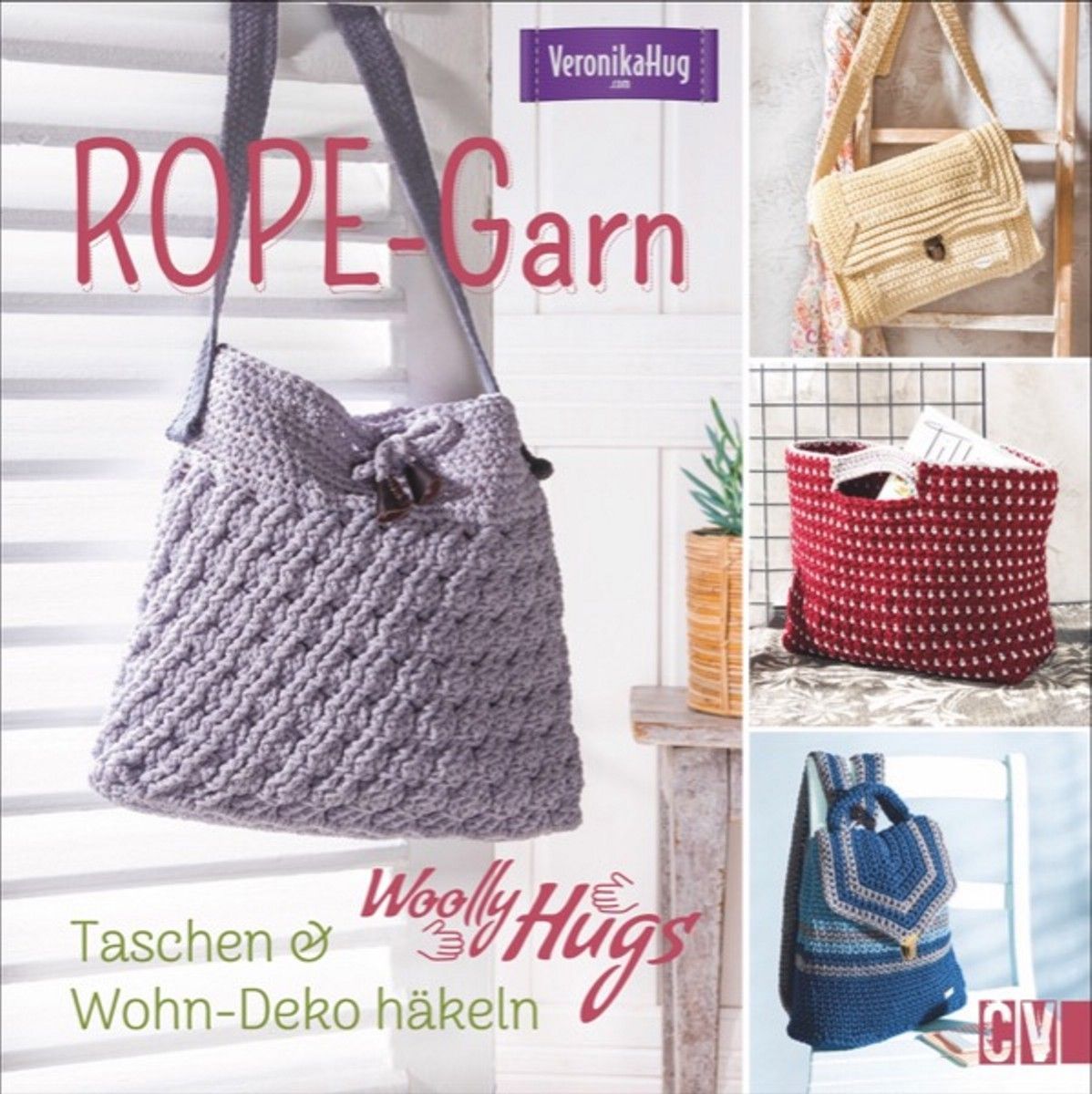 Woolly Hugs ROPE-Garn häkeln 14,99 € Taschen & Wohn-Deko Veronika Hug 