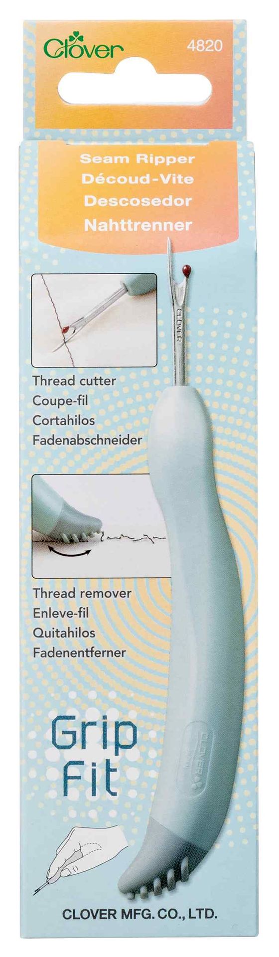 Clover MFG Co.Ltd.-Nahttrenner Grip Fit Clover _24-4820_