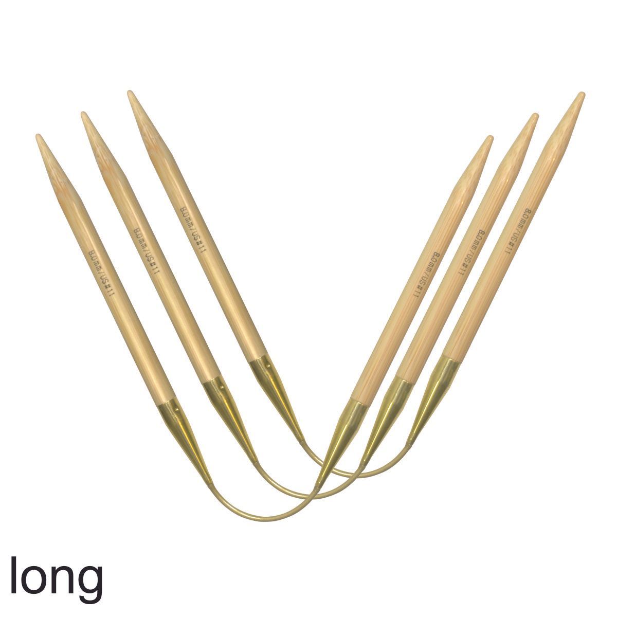 addi CraSy Trio Bamboo  21cm, 4,00mm - B-Stock