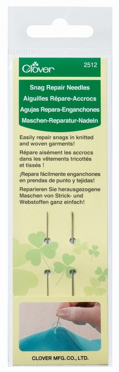 Clover MFG Co.Ltd.-Clover Maschen-Reparatur-Nadeln 2 Stück_24-2512_