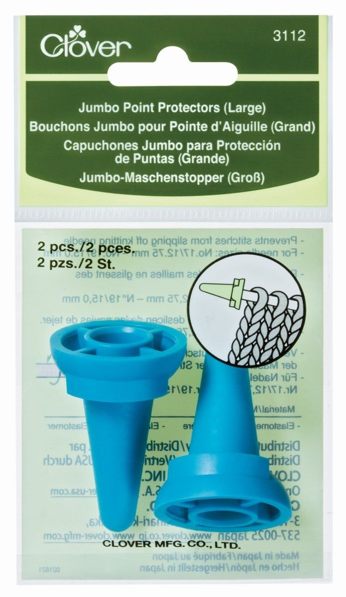 Clover MFG Co.Ltd.-Jumbo Maschenstopper (groß)/VE3_24-3112_