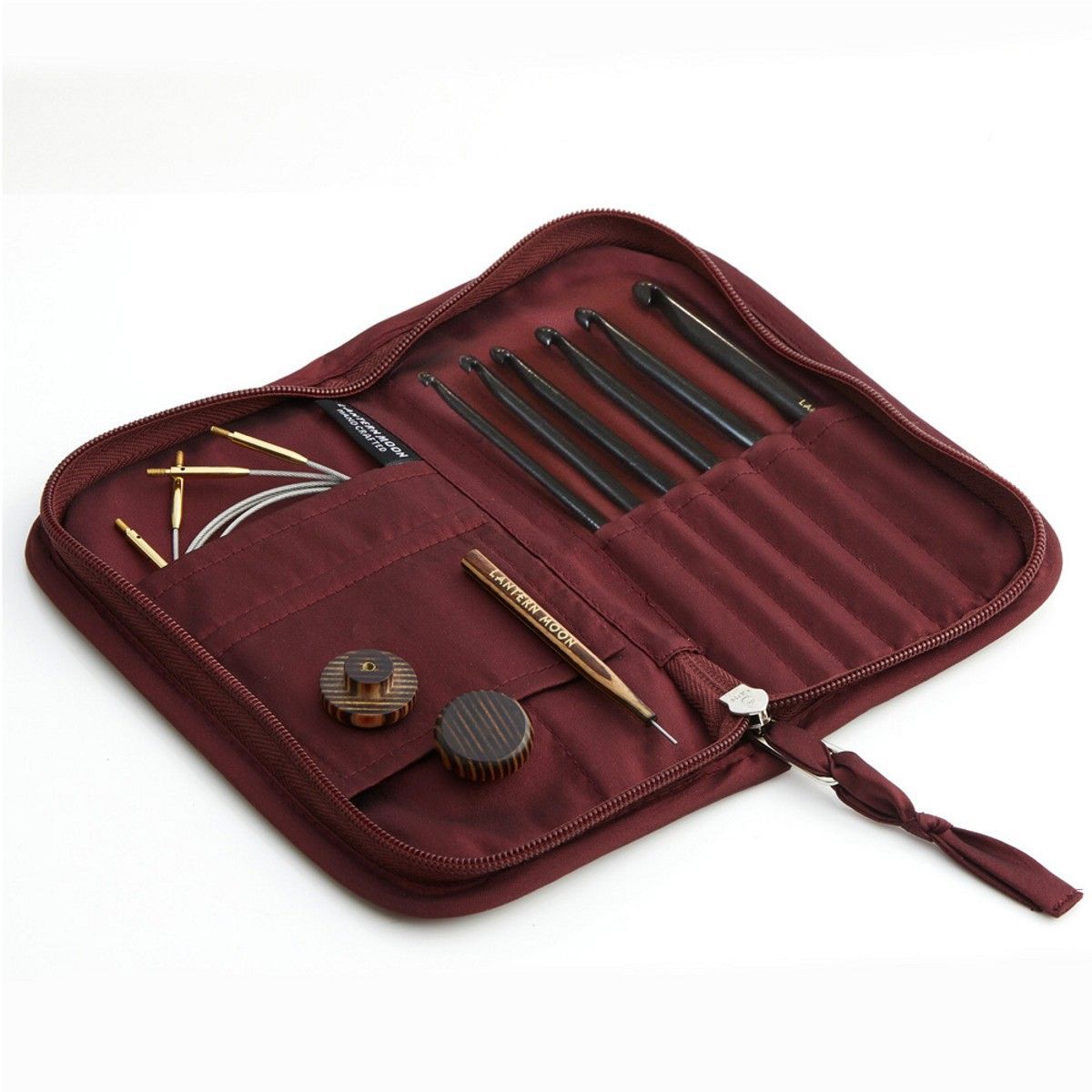 Lantern Moon Set Tunesische Häkelnadeln Ebenholz Bequest Lantern Moon Set Tunesische Häkelnadeln Ebenholz Bequest