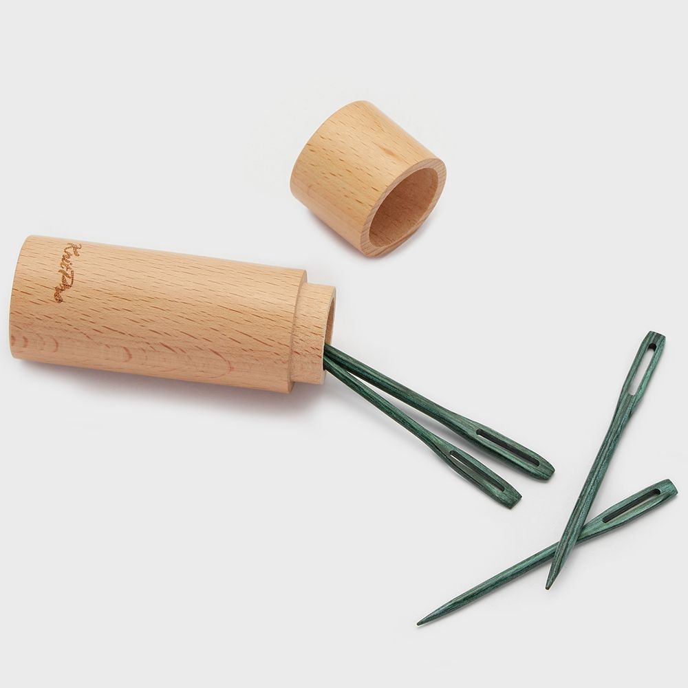 KnitPro International-KnitPro Wollnadel-Set aus Holz, Blaugrün_26-36635_