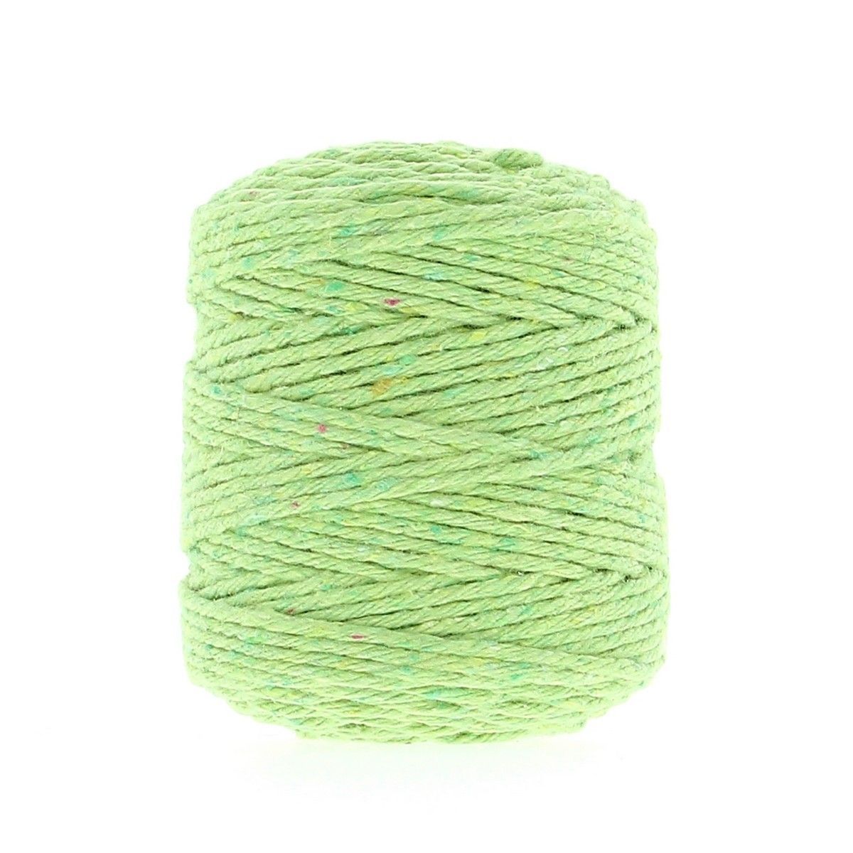 Hoooked Eco Barbante Milano Fb. Lima 50g 85% Baumwolle recycelt, 15 % andere recycelte Garne