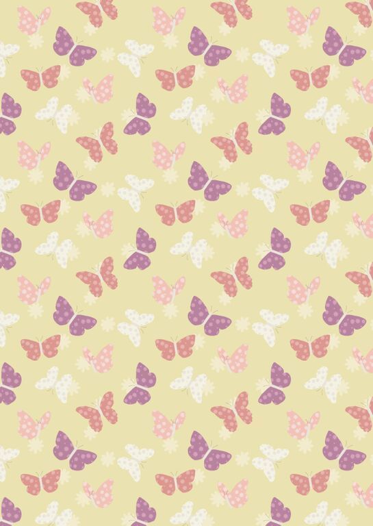 Lewis & Irene Ltd.-Lewis & Irene Bunny Garden Butterflies On Sunshine_36-A149-3_