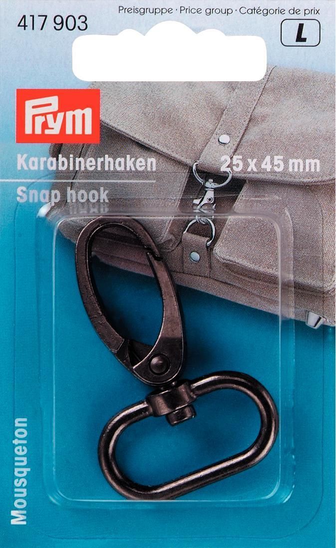 Prym Consumer Europe GmbH-Karabinerhaken 25x45 mm altsilberfarben ***_365-417903_