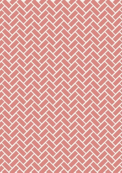 Lewis & Irene Ltd.-Lewis & Irene Marrakech Moroccan Pink Herringbone_36-A007-2_
