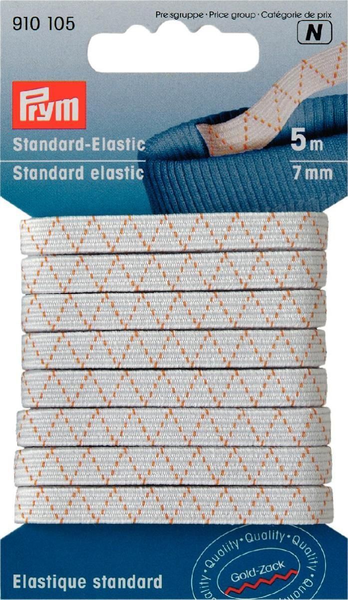 Standard-Elastic 7 mm weiß