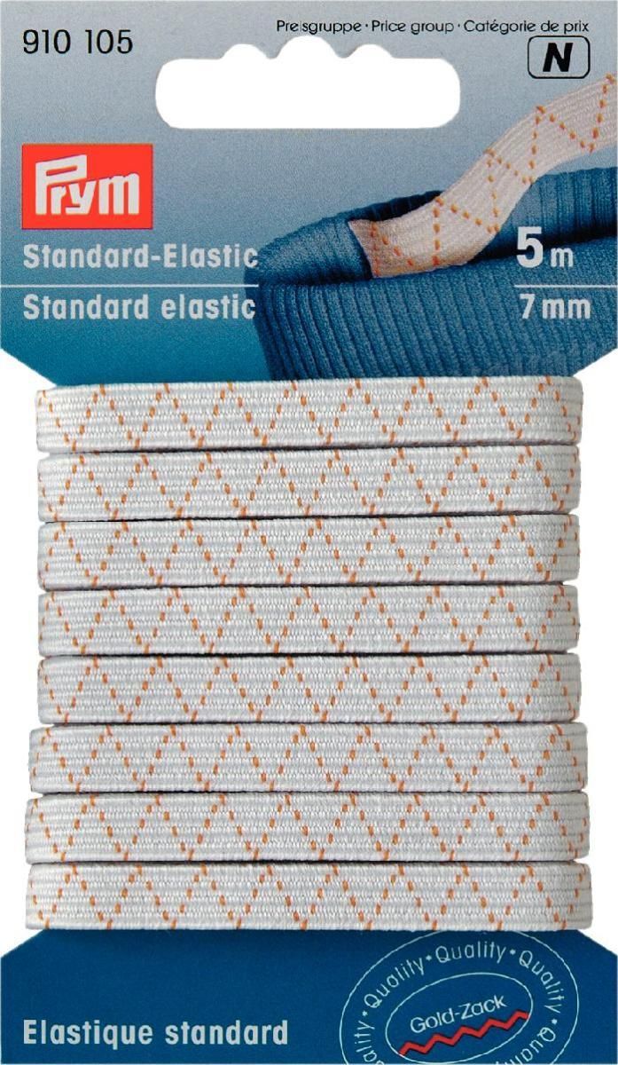Schmal-Elastic 6,5 mm weiß 5m VE5 Schmal-Elastic 6,5 mm weiß 5m VE5
